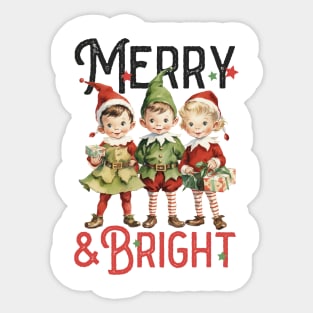 Merry and Bright Sticker